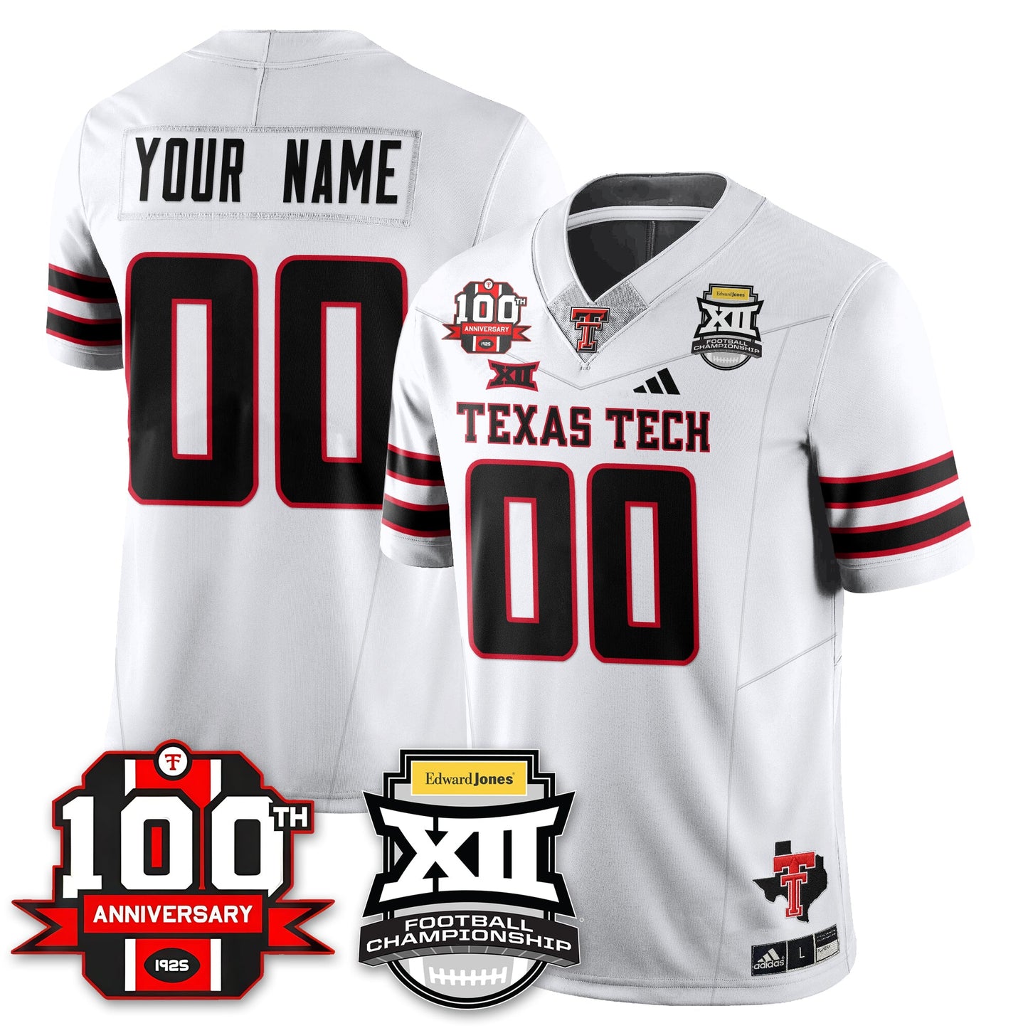 Custom TTRR Football Vapor Limited Jersey - Edward Jones Champions - Stitched