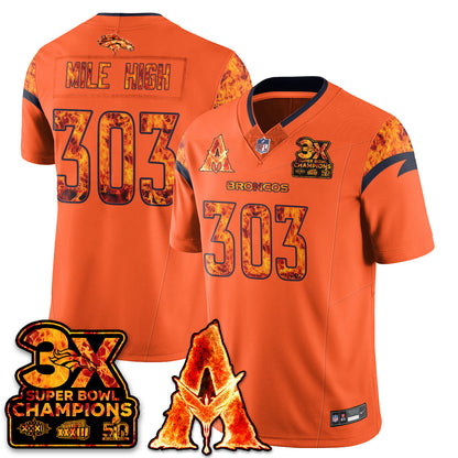 DEN x Avatar 3 Fire and Ash Jersey - All Stitched