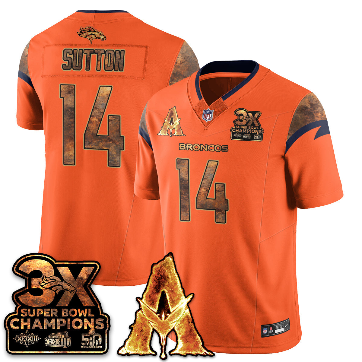 DEN x Avatar 3 Fire and Ash Jersey V2 - Stitched