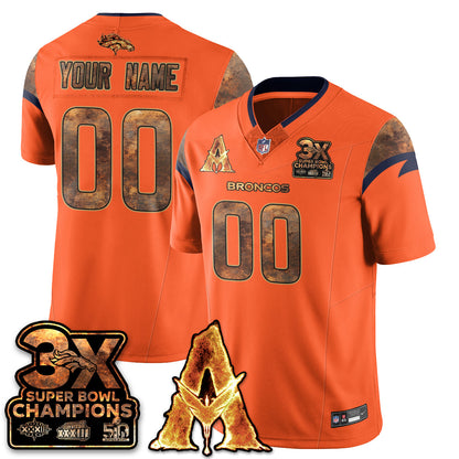 Custom DEN x Avatar 3 Fire and Ash Jersey V2 - Stitched