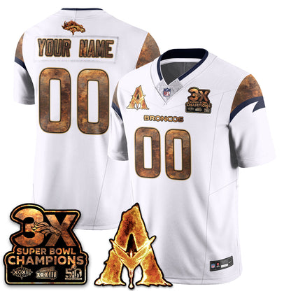 Custom DEN x Avatar 3 Fire and Ash Jersey V2 - Stitched
