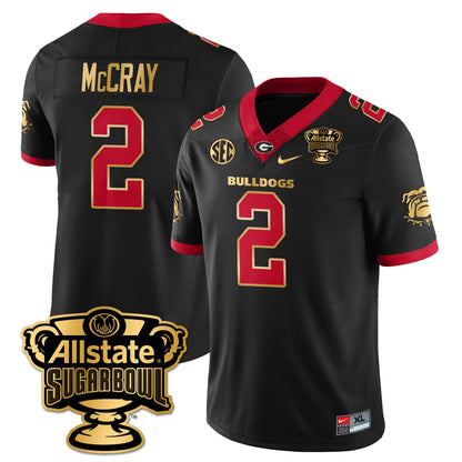 UGA Vapor Limited Football Jersey - Sugar Bowl - All Stitched
