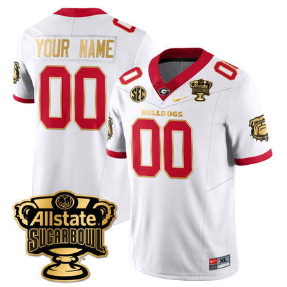 UGA Vapor Limited Football Jersey - Sugar Bowl - All Stitched