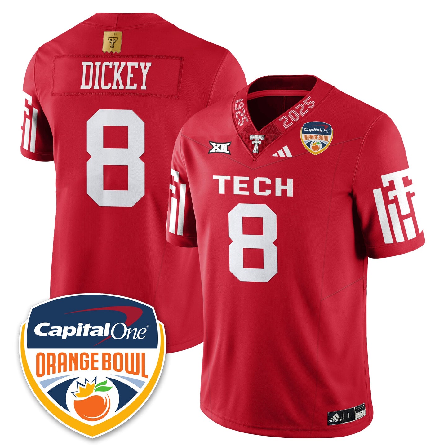 TTRR Football Vapor Limited Football Jersey - Orange Bowl - All Stitched