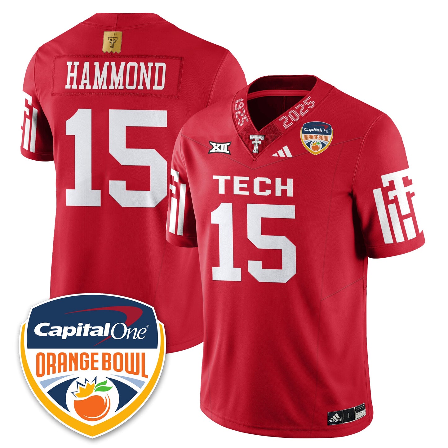 TTRR Football Vapor Limited Football Jersey - Orange Bowl - All Stitched