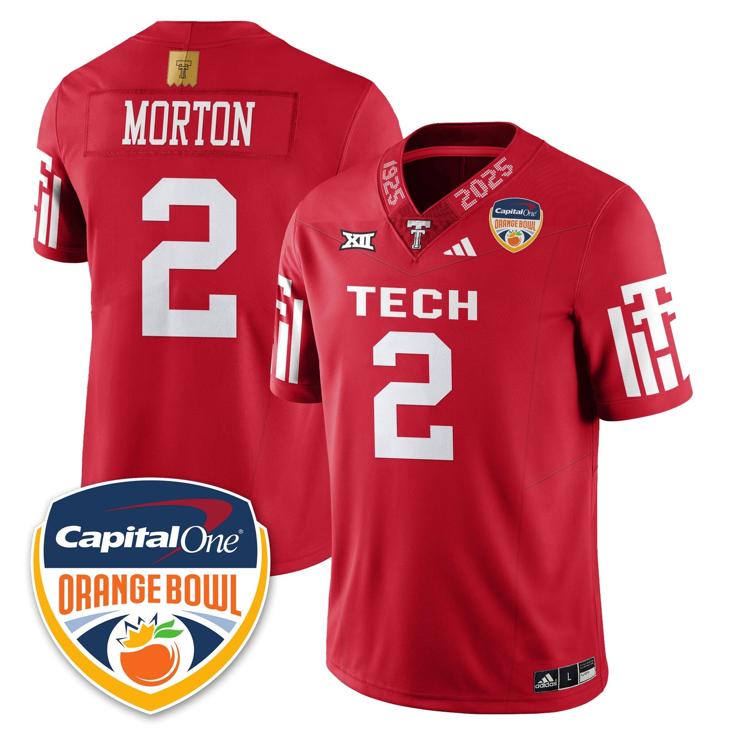 TTRR Football Vapor Limited Football Jersey - Orange Bowl - All Stitched