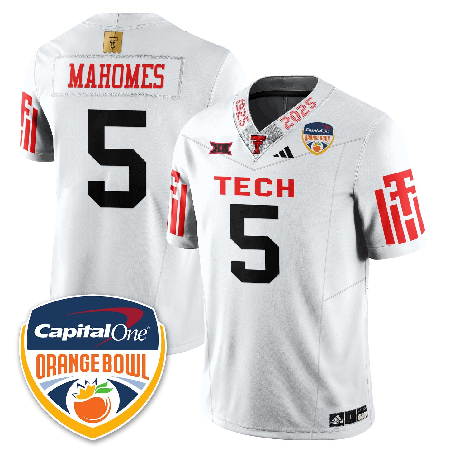 TTRR Football Vapor Limited Football Jersey - Orange Bowl - All Stitched