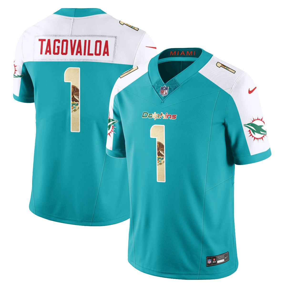 MIA Mexico Vapor Limited Jersey - All Stitched