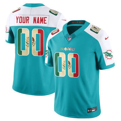 Custom MIA Mexico Vapor Limited Jersey - All Stitched