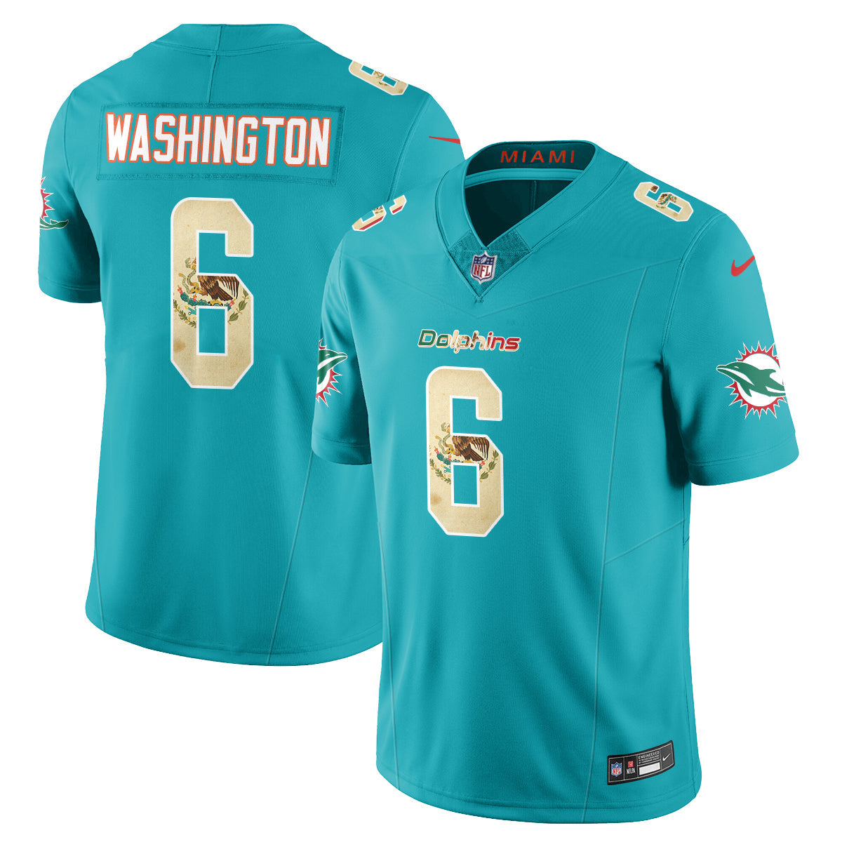 MIA Mexico Vapor Limited Jersey - All Stitched