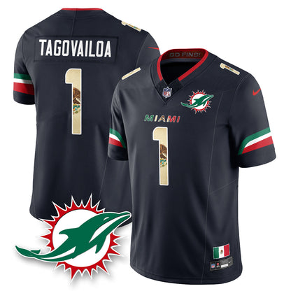 MIA Mexico Vapor Limited Jersey - All Stitched