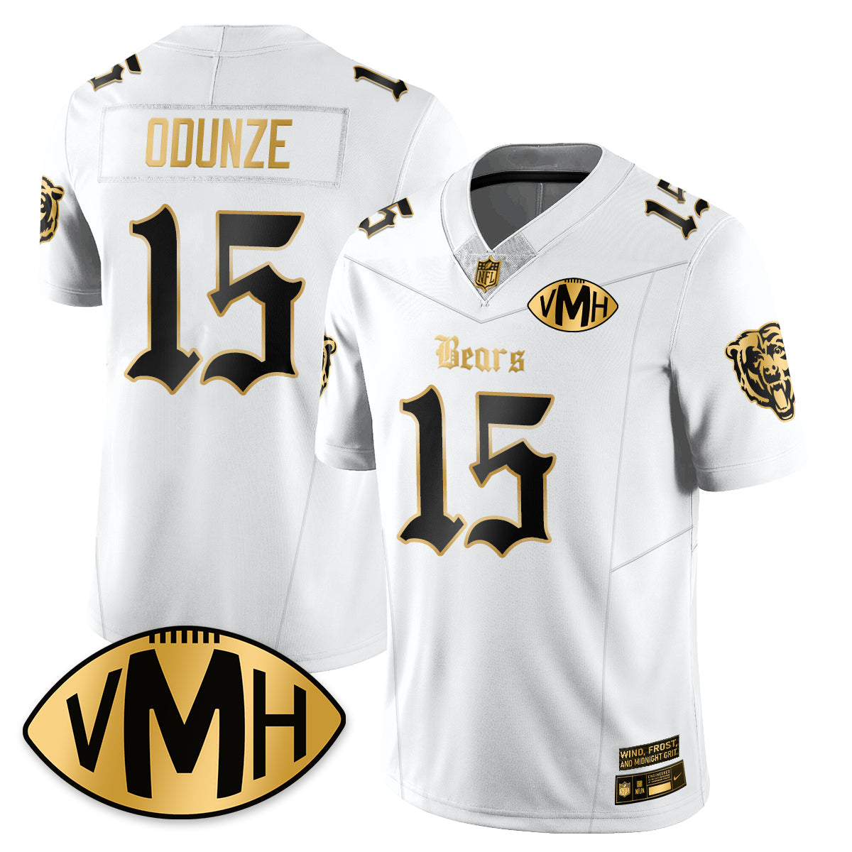 CHI VMH Tribute Patch Vapor Limited Gold Jersey - All Stitched