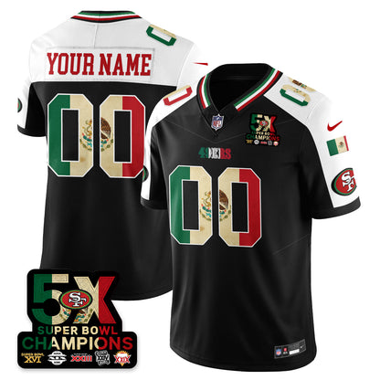 Custom SF Mexico Vapor Limited Jersey - All Stitched