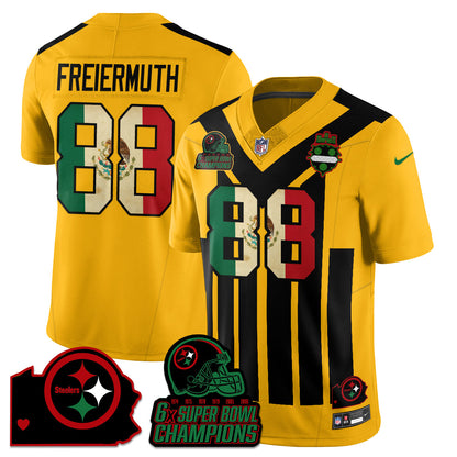 PIT 6-Time Champions Mexico Vapor Limited Jersey - All Stitched