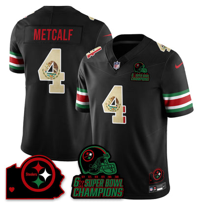 PIT 6-Time Champions Mexico Vapor Limited Jersey - All Stitched