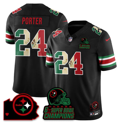 PIT 6-Time Champions Mexico Vapor Limited Jersey - All Stitched