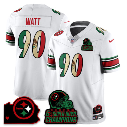 PIT 6-Time Champions Mexico Vapor Limited Jersey - All Stitched
