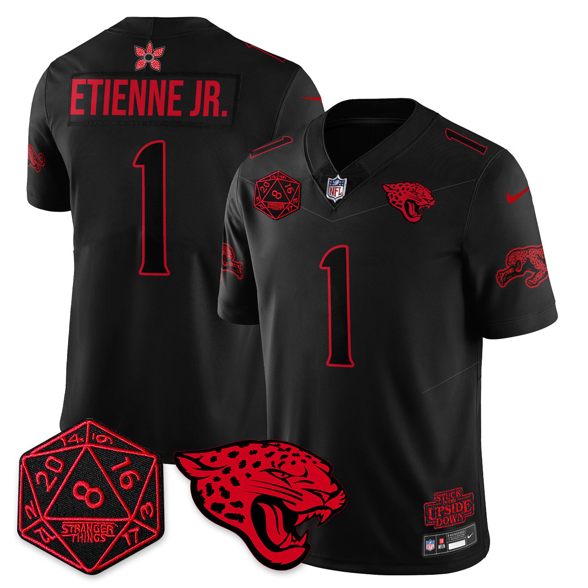 DET 'Stranger Things Edition' Vapor Limited Jersey - All Stitched