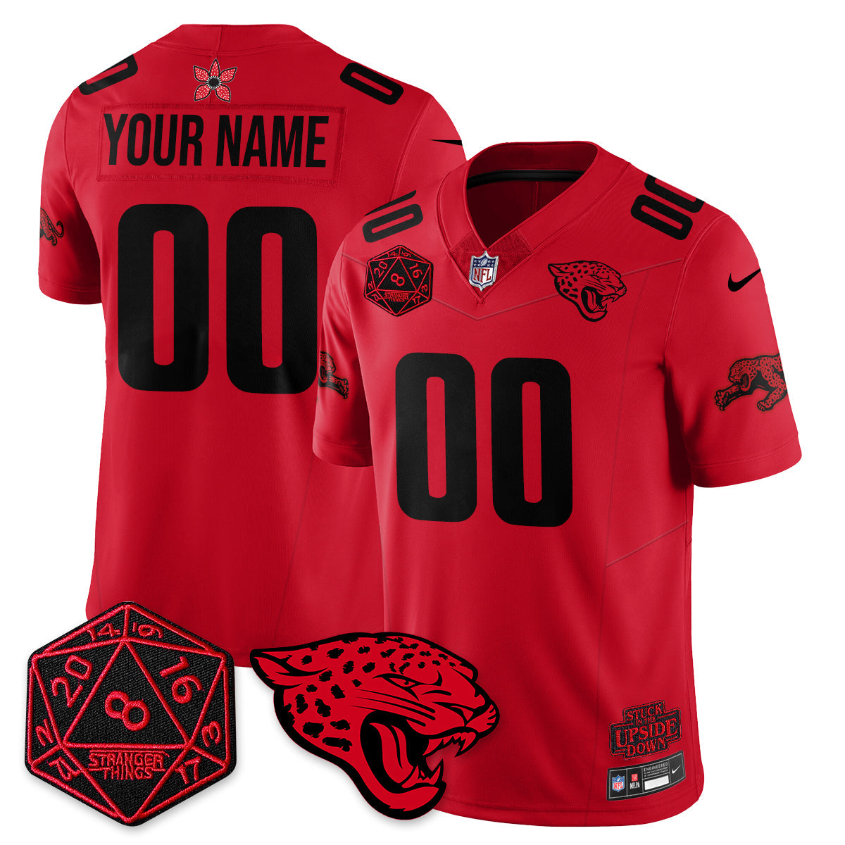 DET 'Stranger Things Edition' Vapor Limited Jersey - All Stitched