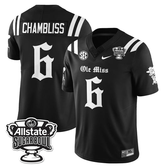 OMR 2025 Sugar Bowl Gothic Vapor Limited Football Jersey - Stitched
