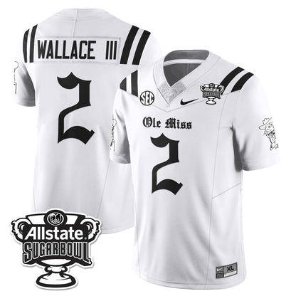 OMR 2025 Sugar Bowl Gothic Vapor Limited Football Jersey - All Stitched