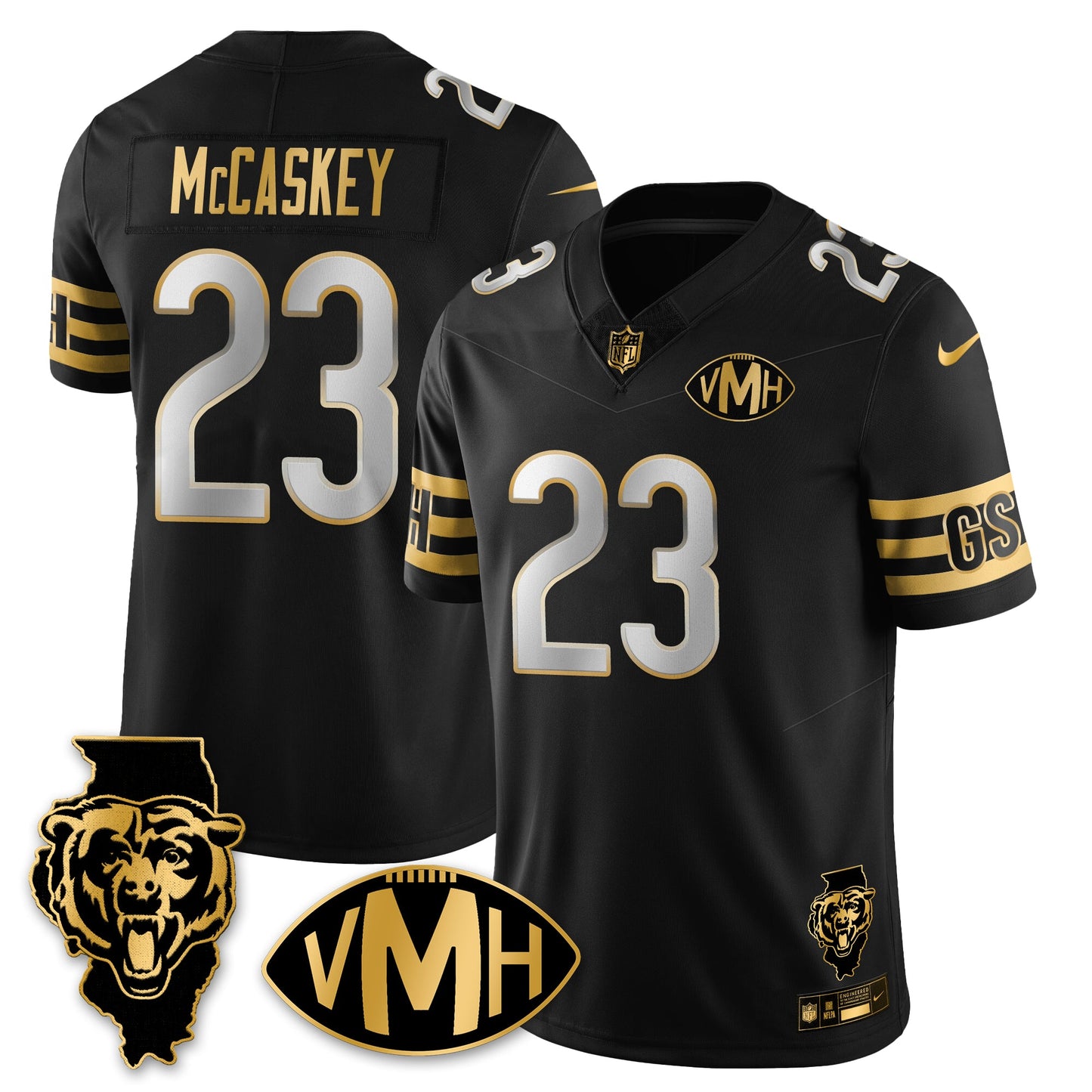 CHI Honor Virginia Halas McCaskey Vapor Limited Jersey - All Stitched