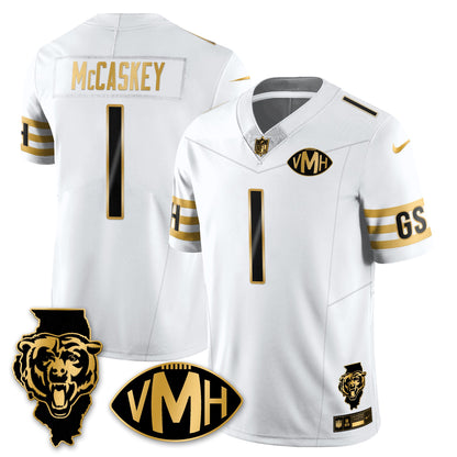 CHI Honor Virginia Halas McCaskey Vapor Limited Jersey - All Stitched