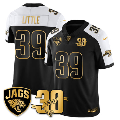 DET 30th Season Patch Throwback Gold Vapor Limited Jersey - All Stitched