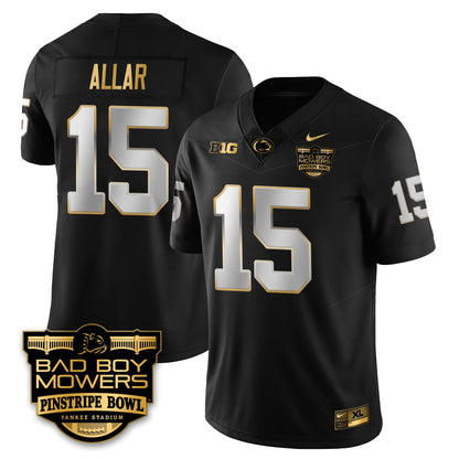 PSU Football Pinstripe Bowl Gold Jersey - All Stitched