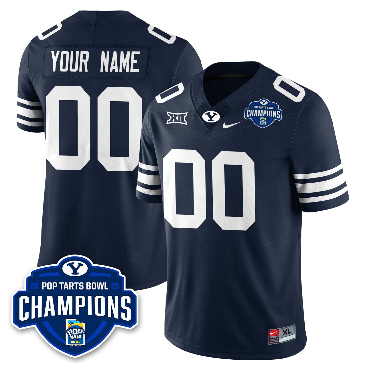 BCS Football 2025 Pop-Tarts Bowl Champions Jersey - All Stitched