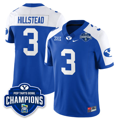 BYU Cougars Football 2025 Pop-Tarts Bowl Champions Jersey - All Stitched