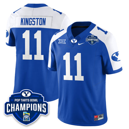 BYU Cougars Football 2025 Pop-Tarts Bowl Champions Jersey - All Stitched
