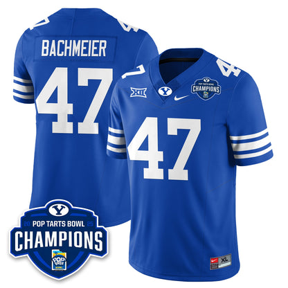 BYU Cougars Football 2025 Pop-Tarts Bowl Champions Jersey - All Stitched