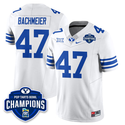 BYU Cougars Football 2025 Pop-Tarts Bowl Champions Jersey - All Stitched