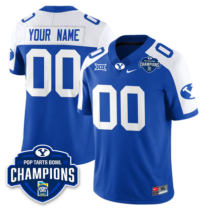 BYU Cougars Football 2025 Pop-Tarts Bowl Champions Custom Jersey - All Stitched