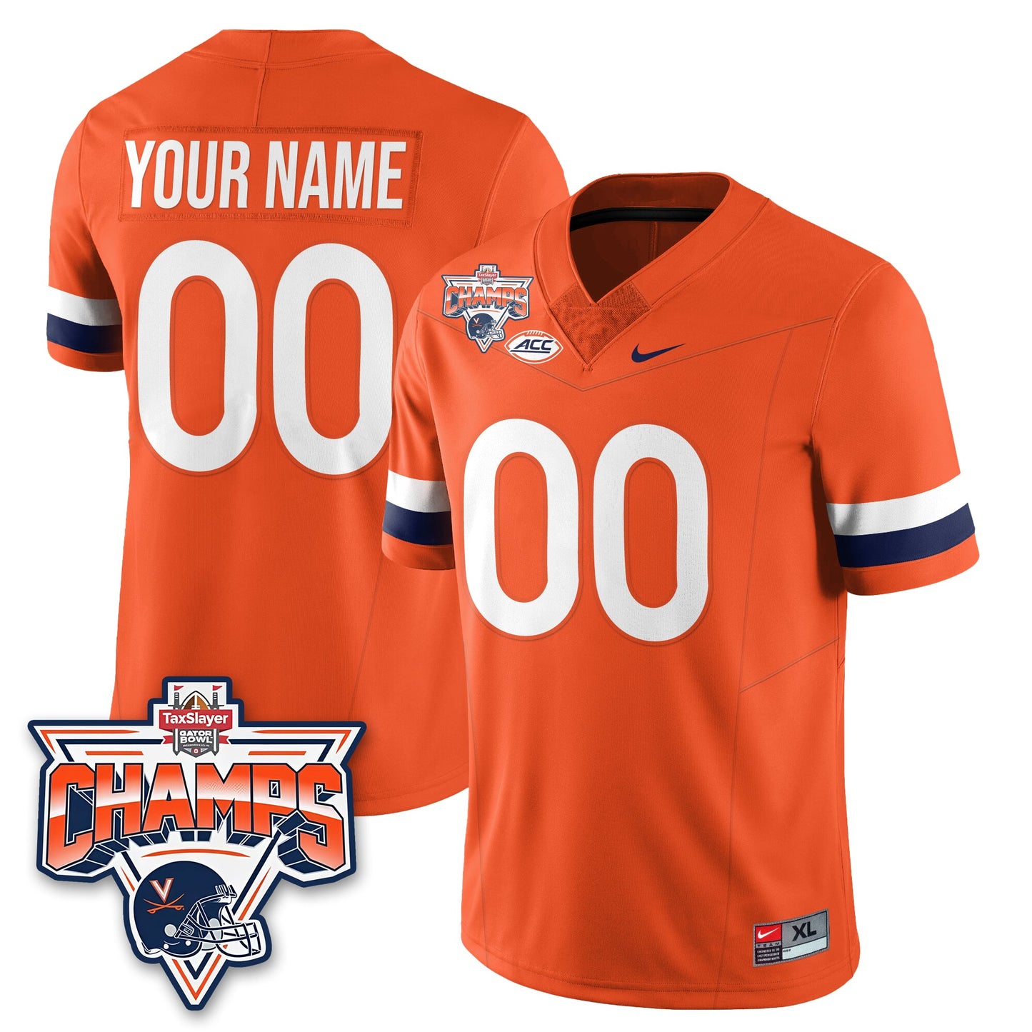 VC Football 2025 TaxSlayer Gator Bowl Champions Jersey - All Stitched