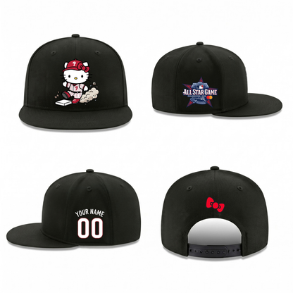 PHI x Meow KT Personalized Snapback Cap - Printed
