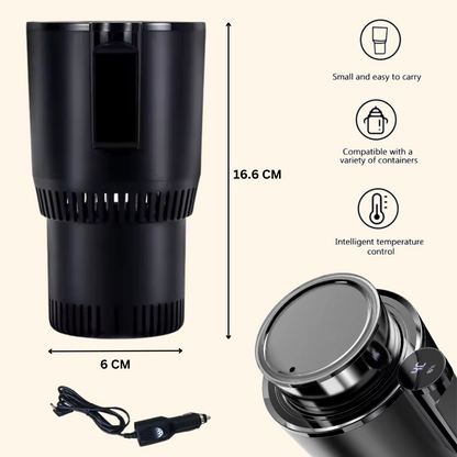 Portable Smart 2 In 1 12V Car Cup Cooler Warmer