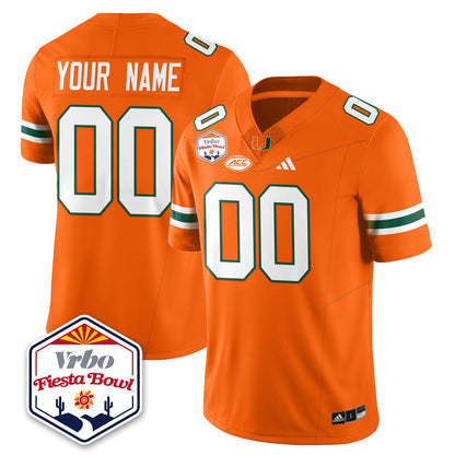 Custom MIA Football Vapor Limited Jersey - Vrbo Fiesta Bowl - All Stitched