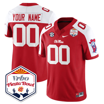 Ole Miss Football Vapor Limited Jersey - Vrbo Fiesta Bowl - All Stitched
