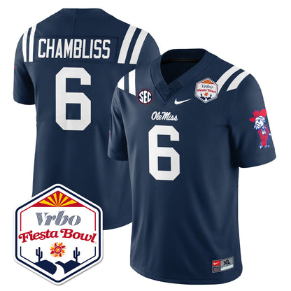 Ole Miss Football Vapor Limited Jersey - Vrbo Fiesta Bowl - All Stitched