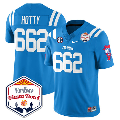 Ole Miss Football Vapor Limited Jersey - Vrbo Fiesta Bowl - All Stitched