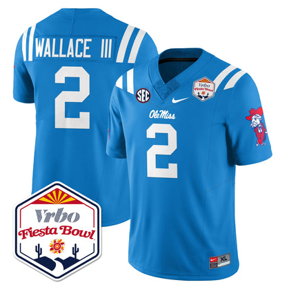 Ole Miss Football Vapor Limited Jersey - Vrbo Fiesta Bowl - All Stitched