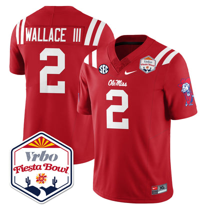 Ole Miss Football Vapor Limited Jersey - Vrbo Fiesta Bowl - All Stitched