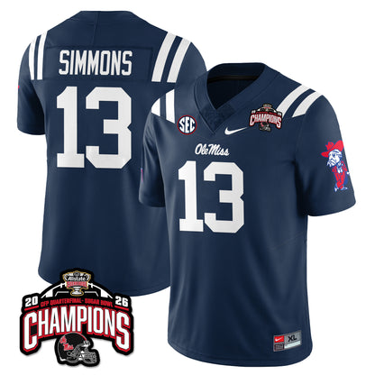 OM Football Vapor Limited Jersey - Allstate Sugar Bowl Champions - All Stitched