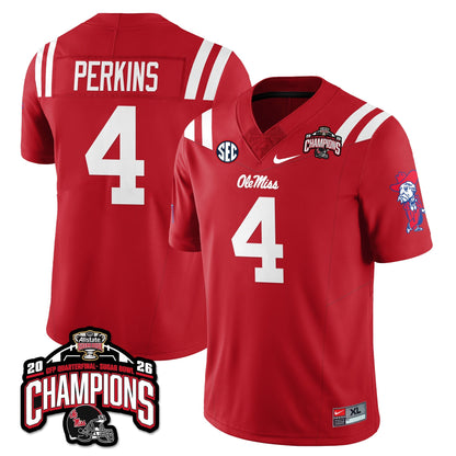Ole Miss Football Vapor Limited Jersey - Allstate Sugar Bowl Champions - All Stitched