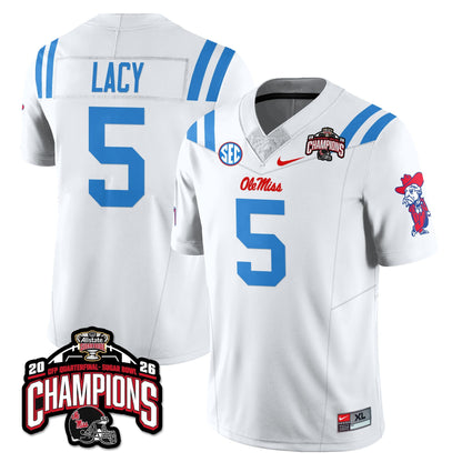 Ole Miss Football Vapor Limited Jersey - Allstate Sugar Bowl Champions - All Stitched