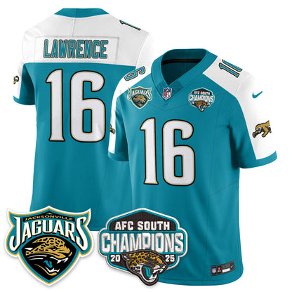 DET AFC South Division Champions Vapor Limited Throwback Jersey - All Stitched