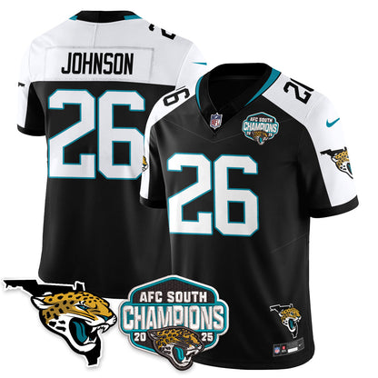 DET AFC South Division Champions Vapor Limited Jersey - All Stitched