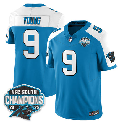 CAR NFC South Division Champions Vapor Limited Jersey n1 - All Stitched